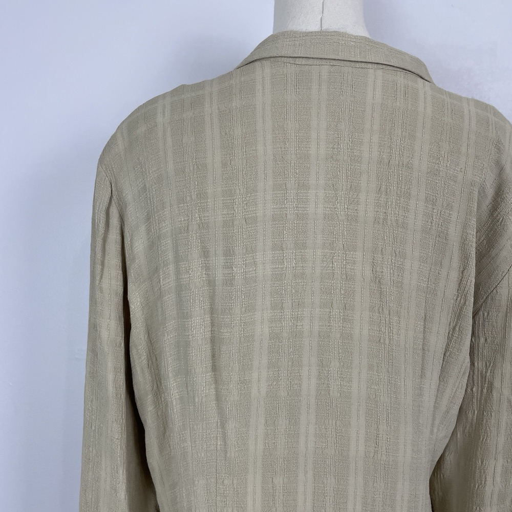 NWT VTG Wild Rose Duster Cardigan Maxi Dress Womens L/XL 18 Knitwear Button Slit - Picture 6 of 16